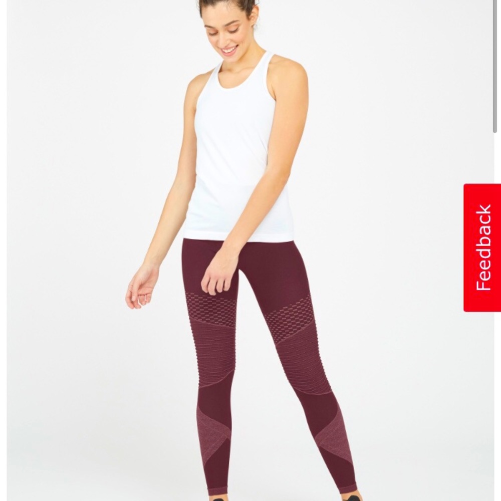 NWT Spanx Look At Me Now Seamless Moto Leggings XS